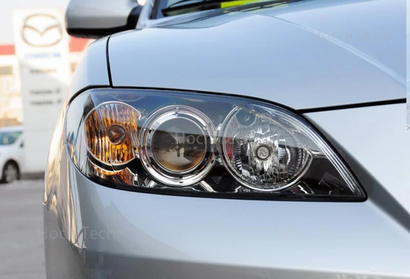 Anéis de Auréola para Mazda 3 2006 2007 Multi-color Led Angel Eyes Kit Rgb Luz Diurna Drl Mazda3 2002 2003 2004 2005 5 kit rgb anéis de auréola luz diurna drl