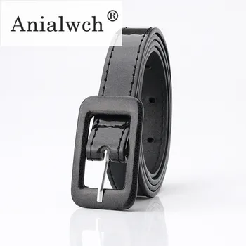 

105*1.8cm Candy colors Square buckle Women's belt for women belts with dress 2020 new fashion Thin waistband female girdle A168