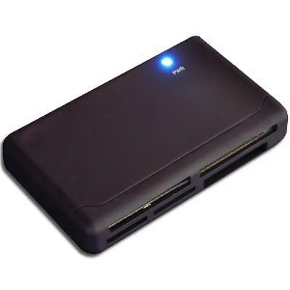 Black All in One USB Memory Card Reader