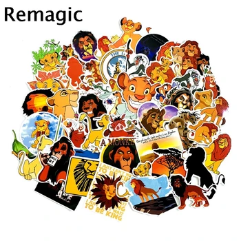 

50pcs Lion king animals cartoon movie anime 90s toy Stickers packs anime paster cosplay scrapbooking diy phone laptop decoration