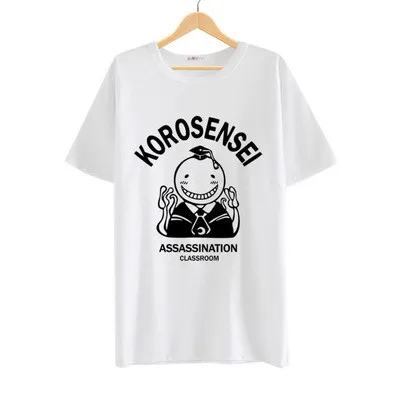 Новая футболка Ansatsu Kyoushitsu аниме Korosensei косплей одежда повседневная мужская женская футболка с коротким рукавом