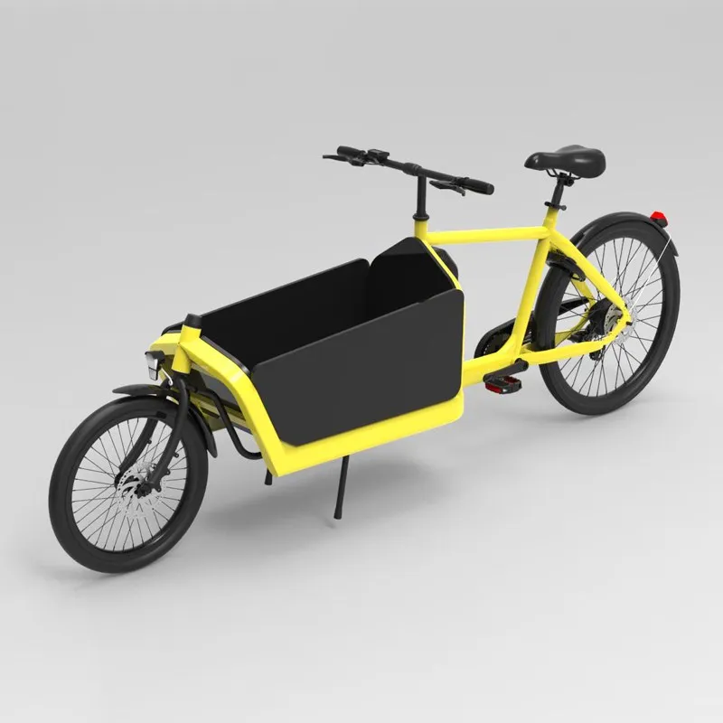 Длинная Куртка для погрузки 250w переноски велосипеда голландский Семья 2 колеса