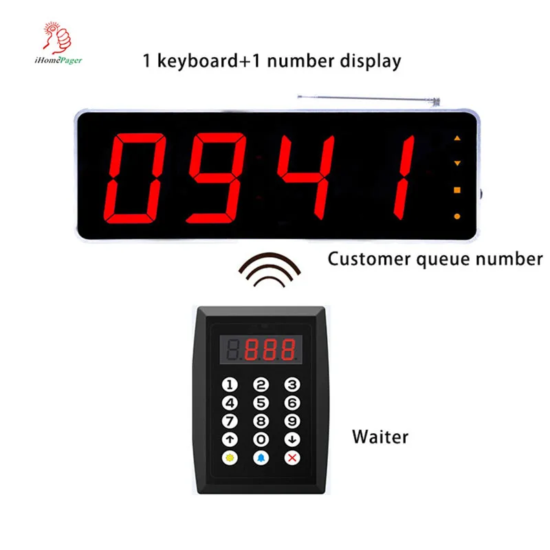  Simple Wireless Queue System used in Restaurant Cafe Auto 4S Shop Medical Examination Center Desser