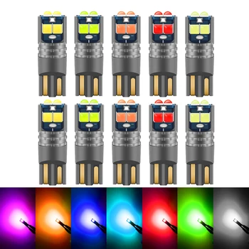 

10x LED T10 W5W Bulb 168 194 Led CANBUS Car Interior Lighting License Plate Light for Toyota Camry Yaris Mitsubishi Mazda Lexus