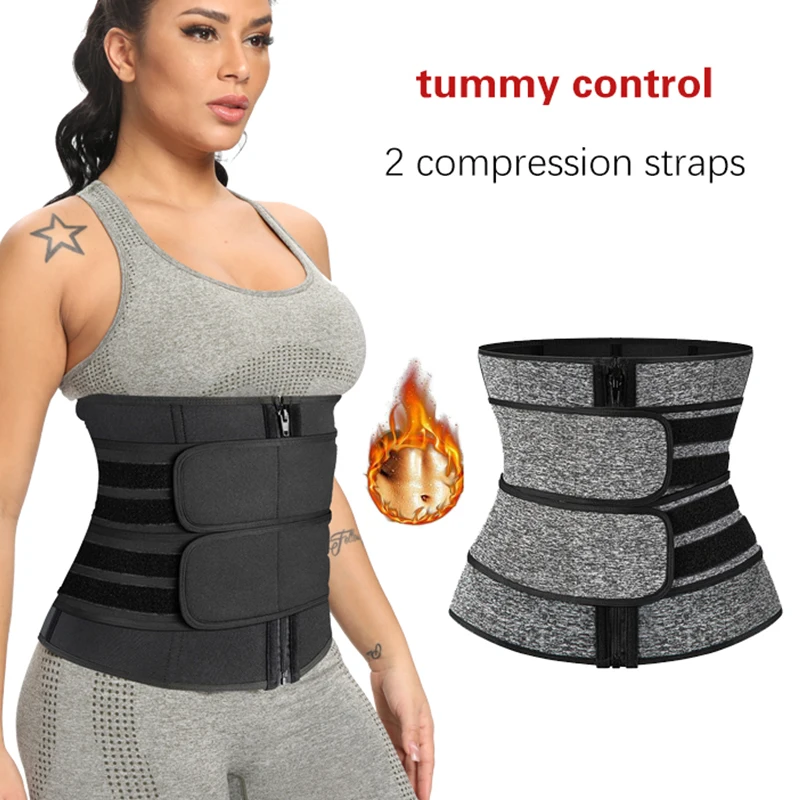 Waist Trainer Slimming Body Shaper Belt Tummy Wrap Sauna Sweat Girdles