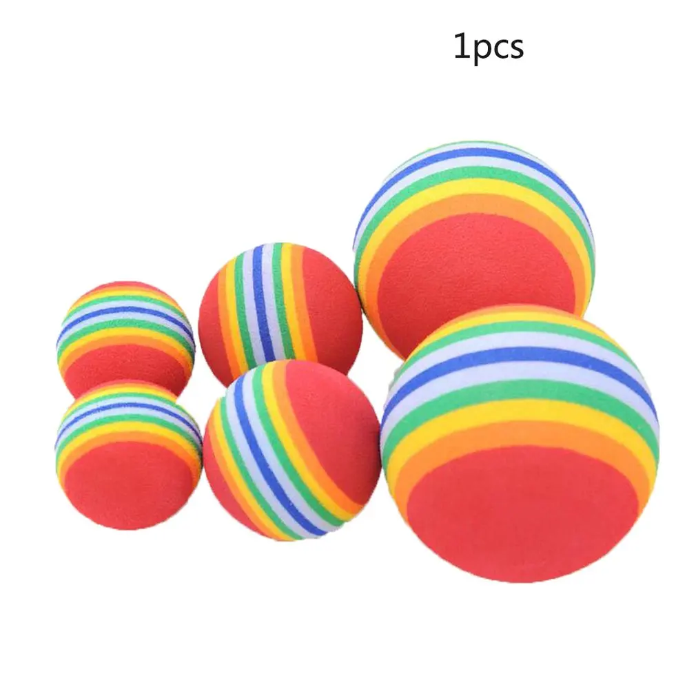 42mm Creative Funny Pet Ball Eva Material Floating Cats Dogs Toys Pet Toys Rainbow Ball Cat Toys Cat Dog Toyss