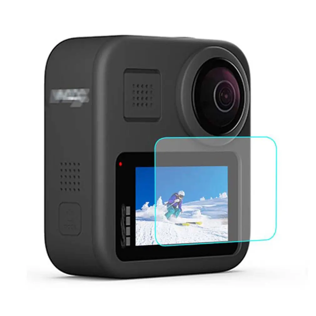 2 компл. Закаленное стекло протектор экрана для Gopro Max Спорт Защита для экрана камеры пленка закаленное стекло камера аксессуары