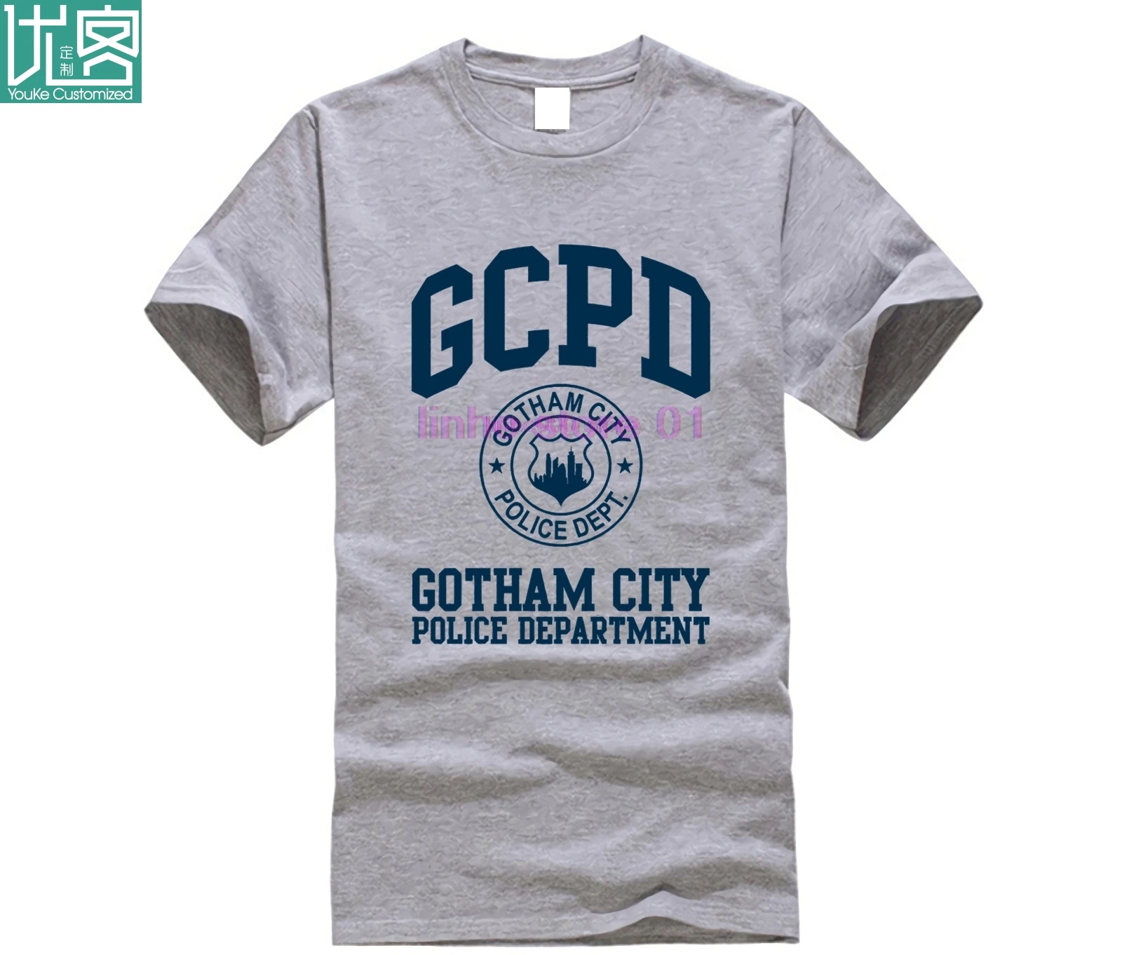 Мужская футболка с коротким рукавом Gotham City Police Department-Gcpd Gordon Comic Book Tv Show летняя |