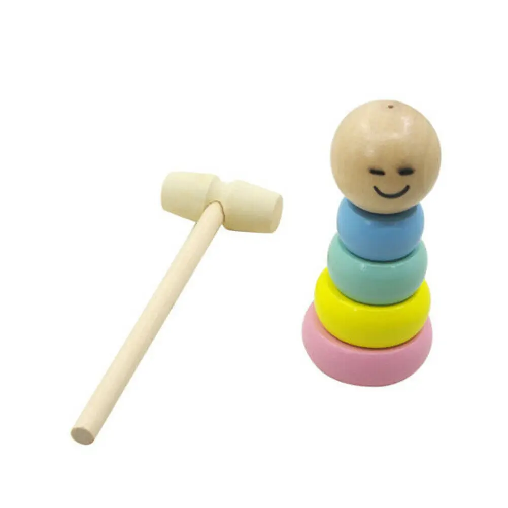 Креативный волшебный упрямый деревянный человек трюк забавная деревянная игрушка Небьющийся реквизит для фокусов подарок - Цвет: 1