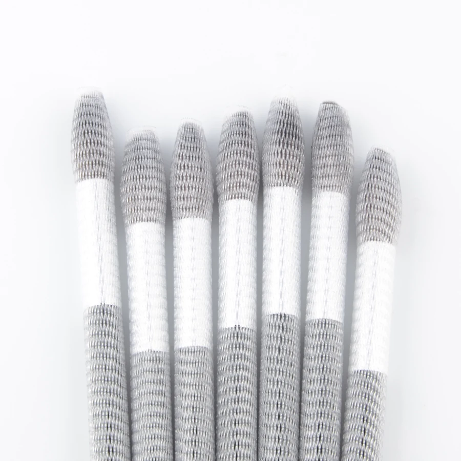 Makeup brushes protective Net 50 pcs 1cm wide Cosmetic tools Pen cover protector plastic white sheath mesh 3