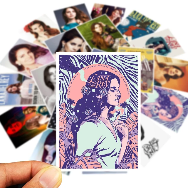 50PCS Singer Lana Del Rey Sticker DIY Laptop Guitar Phone