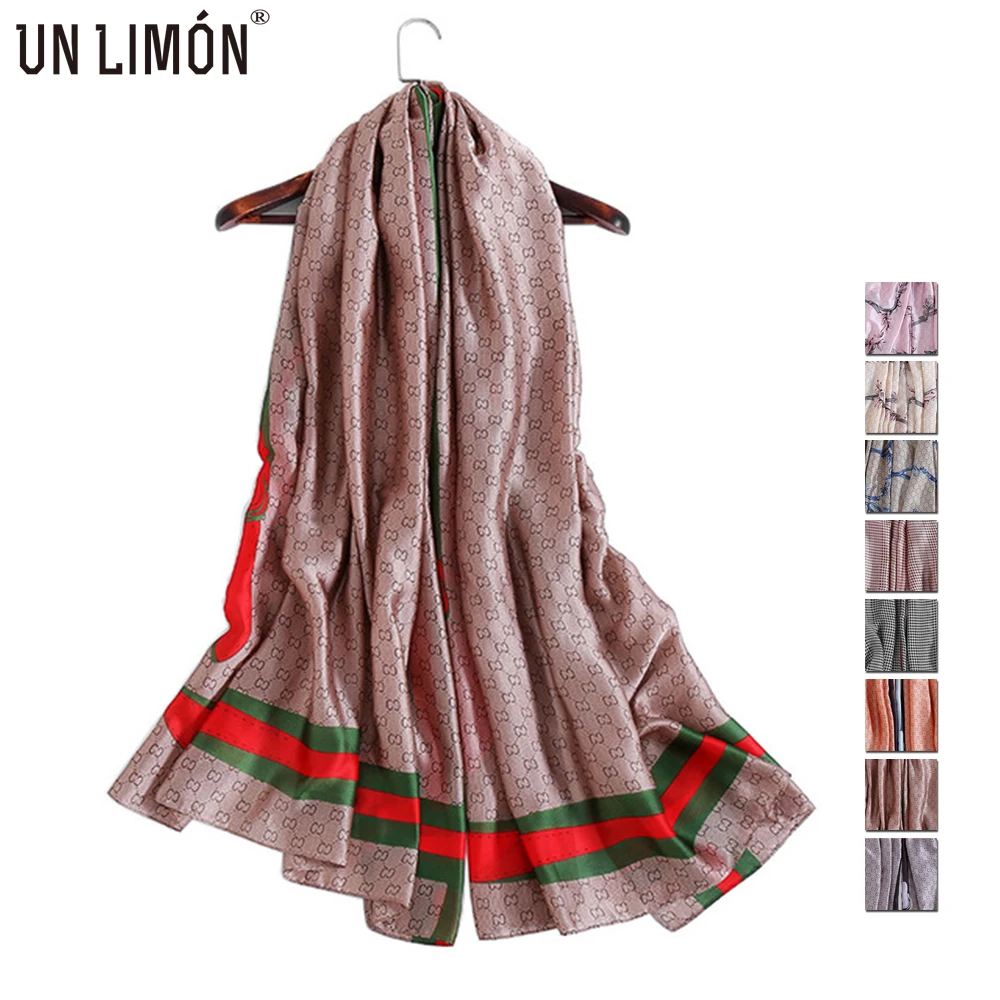 

UNLIMON Women Sunscreen Silk Scarf High Fashion Chiffon Shawl Muslim Hijabs