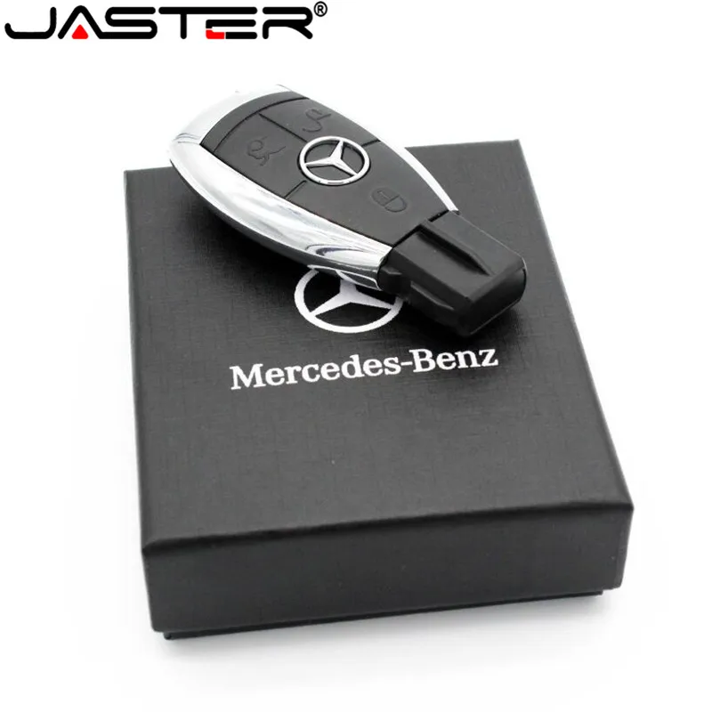 

JASTER Car Logo Pen Drive 128gb USB Flash drive 64gb Mercedes Benz Car Key USB Stick 32GB 16GB 8GB Pendrive Memory Stick USB
