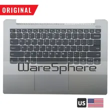 Чехол для lenovo Ideapad 330S-14 330S-14IKB верхний чехол с американской клавиатурой без подсветки 5CB0R07557 серебристый