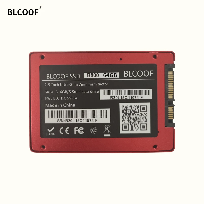 BLCOOF SSD hdd 64 Гб 2 5 дюймов жесткий диск твердотельные диски SATA 3 внутренний