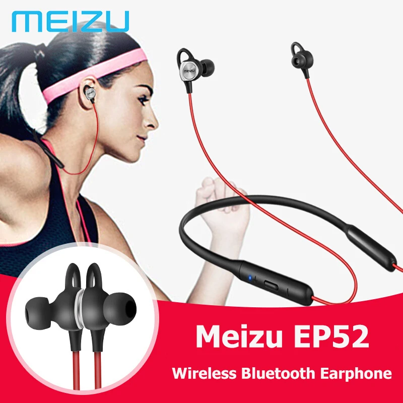 Meizu EP52, беспроводные Bluetooth наушники, Спортивная гарнитура, водонепроницаемая, IPX5, APT-X, BT4.1, с микрофоном, беспроводные наушники