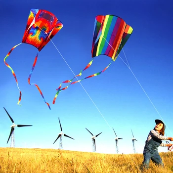 

Hand Throwing Mini Kite Line Stunt Kids Kites Toys Kite Flying Long Tail Outdoor Fun Sports Educational Gifts Kites for Children