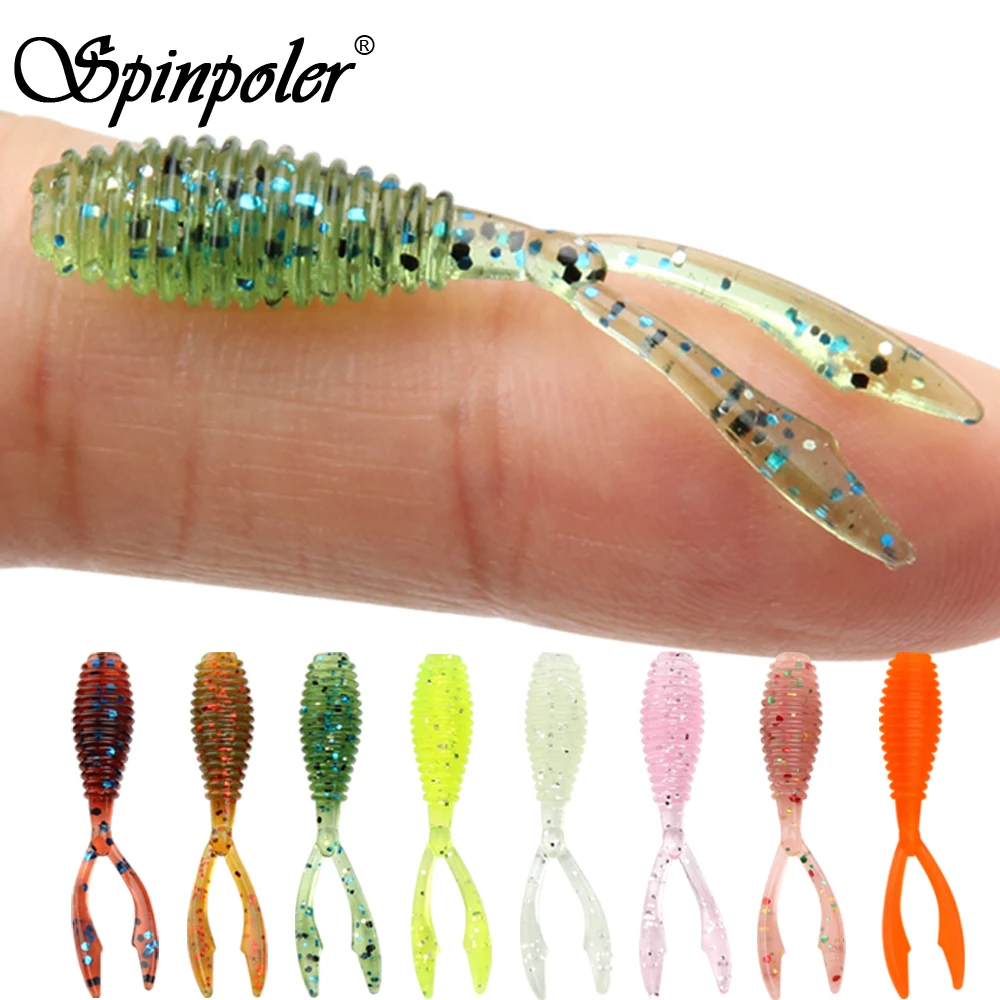 Spinpoler Fishing Soft Lures Ajing Rockfish 10pcs/Lot 0.4g 35mm