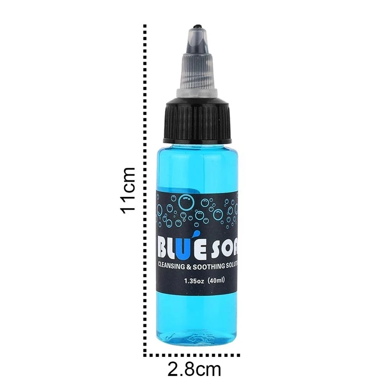 Microblading 40ml Blue Soap Cleansing & Soothing Solution Avoiding skin irritation Tattoo Studio Supply Tattoo Accessories 6