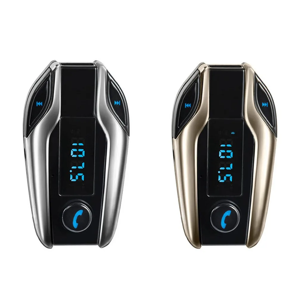 Новейший универсальный Bluetooth X7 автомобильный комплект громкой связи fm-передатчик радио MP3-плеер USB зарядное устройство серебро для телефонов автостайлинг