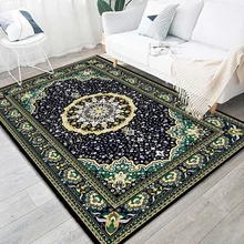Living Room Bedroom Rug Antiskid Soft Carpet Modern Carpet Mat Crystal Velvet Washable Non-Slip Decorative Floor Mat H7
