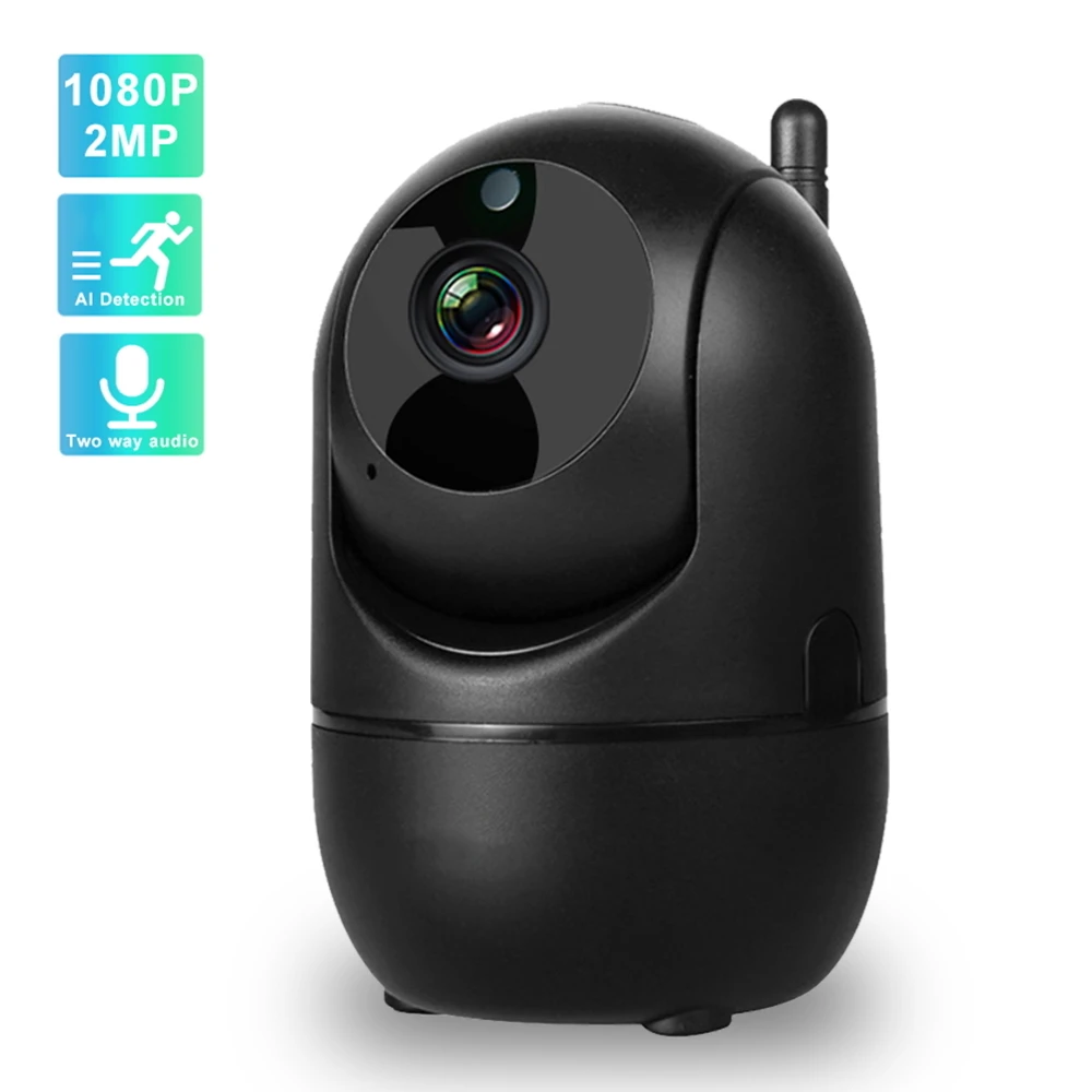 IP Camera 1080P 2MP Surveillance Cameras with Wifi IR Night Vision Auto Track Two Way Audio Wireless Home Security Camera CCTV