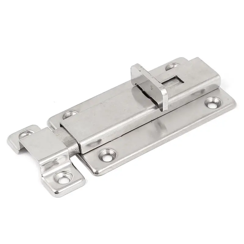 

3 inch long stainless steel fuse door latch spring bolt plug latch silver
