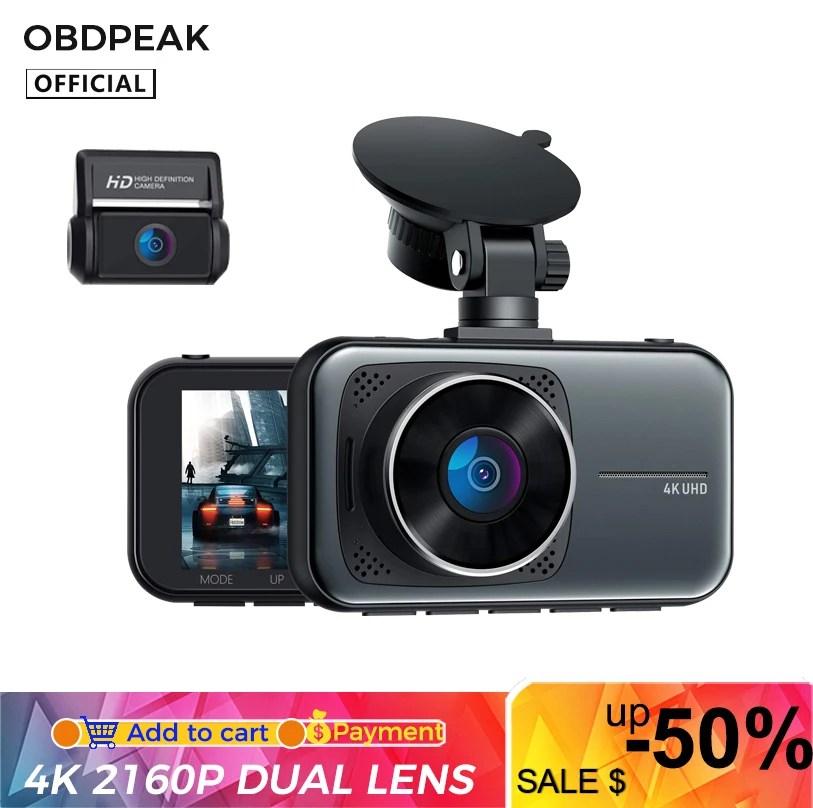 3 Inch Car Dvr 4k Dash Cam 3840 2160p Ultra Hd Vehicle Drive 30 Fps 