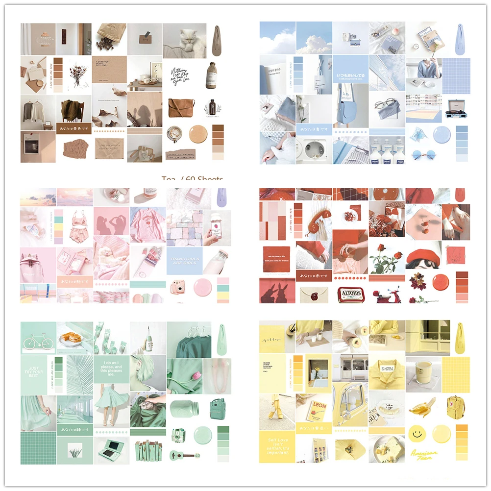 TTLIFE 60 шт/лот DIY бумажная наклейка Украшение Наклейка s Дневник фото Scrapbooking