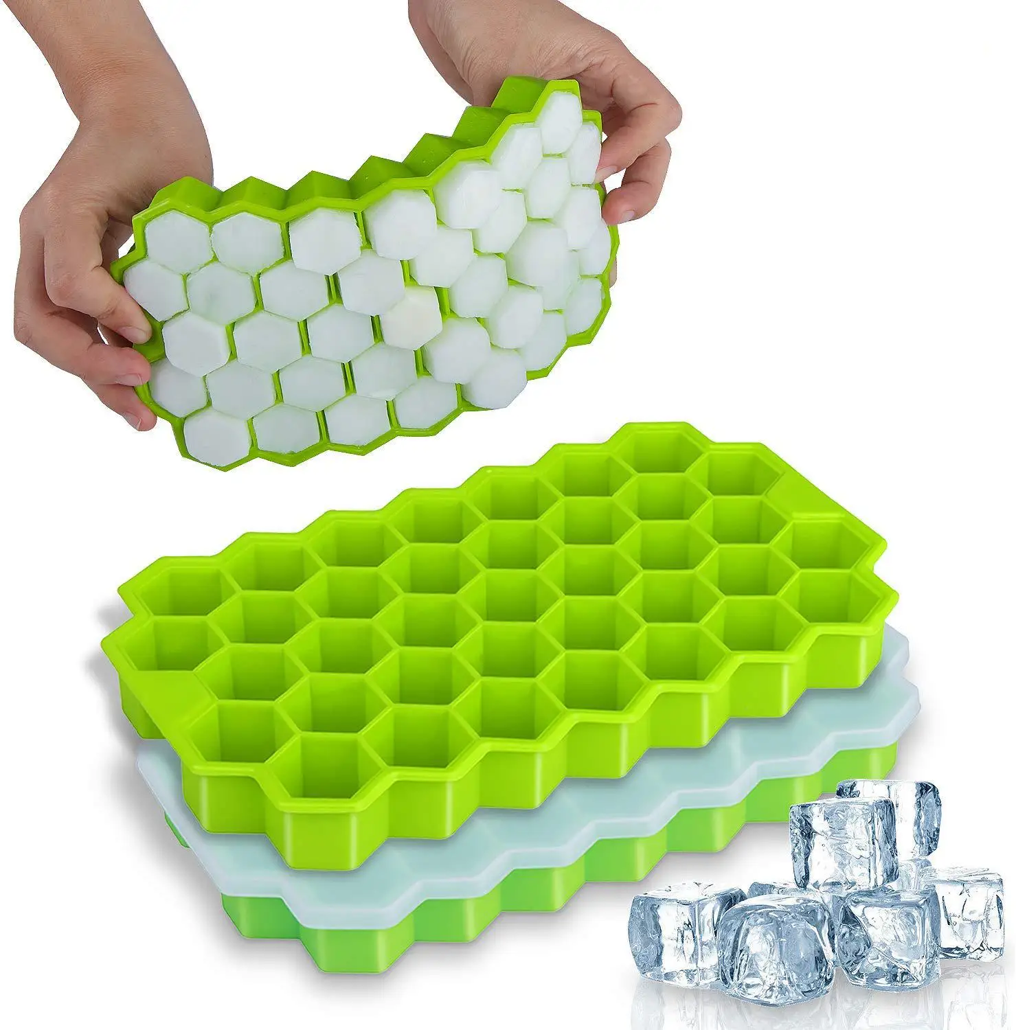 

Ice Cube Maker DIY Ice Cake Molds Square Ice Tray Lattice Box Ice Cube Storage Ice Cream Tray Ice Mold Kitchen Bar Accessories