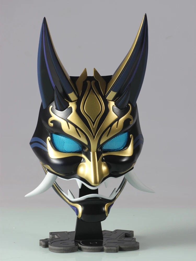  Genshin Impact Xiao Cosplay Masks   ǰ Genshin Impact ڽ ׼ Halloween XIAO Glowing Mask