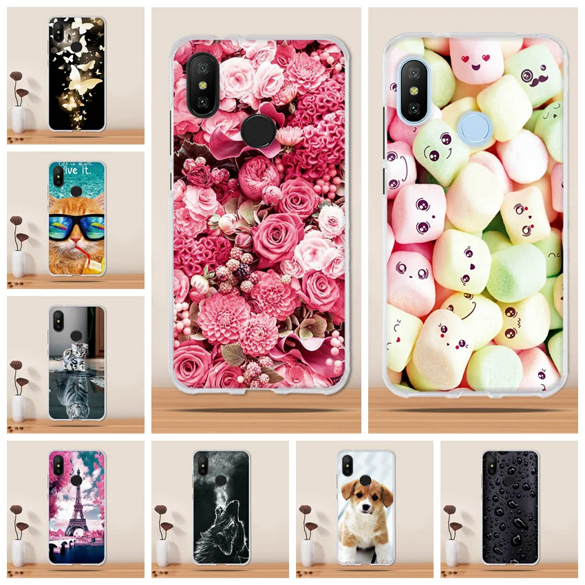

Case For Funda Xiaomi Mi A2 Lite Case Silicone For Xiaomi Mi 6x Redmi 6 Pro Case Cover TPU 3D Fundas for Xiaomi Mi a2 Lite Cover