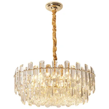 

Nordic Led Pendant Lamp Modern Crystal Pendant Lights For Dining room Bar Indoor Lighting Living room decor Loft Hanging Lamp