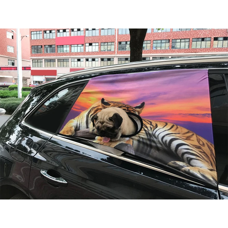 Ограда для питомца, собаки дорожный козырек Авто занавес крышка Pet ворота вентилятор Защита от солнца навесы Висячие окна автомобиля дом