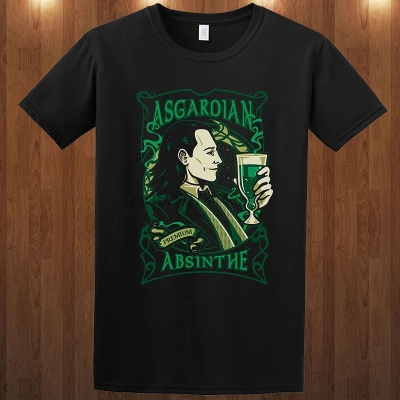 Loki Tom Hiddleston Asgardian Absinthe Tee фильм Тор футболка S M L Xl 2Xl 3Xl с принтом в подарок стиле