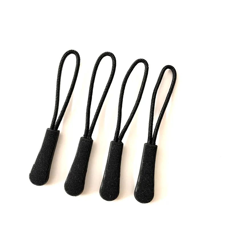 10PCS Zipper Puller End Zip Cord Tab Replacement Clip Fixer Broken Buckle Travel Bag Suitcase Backpack Fit Rope Tag Outdoor Tool 6