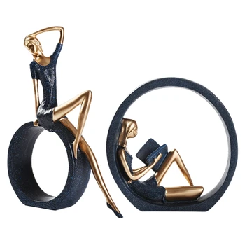 Interior Decoration Girl Statue