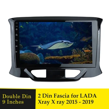 

9-inches Car Radio Fascia For LADA Xray X ray 2015-2019 Double Din Stereo Panel Mounting Installation Frame CD DVD Player Bezel