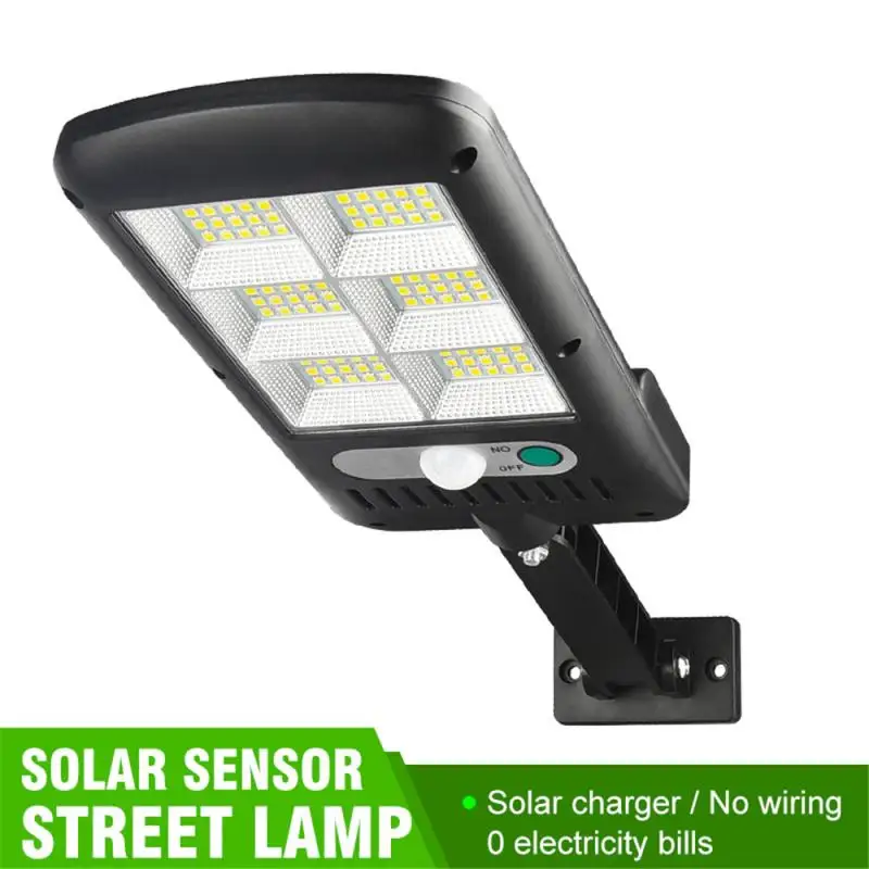 Waterproof COB LED Solar Wall Street Light Outdoor PIR Motion Sensor Garden Lamp 