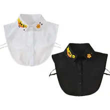 Женская Ручная работа Бисероплетение съемный фальшивый Воротник Кристалл Иволга, птица полурубашка