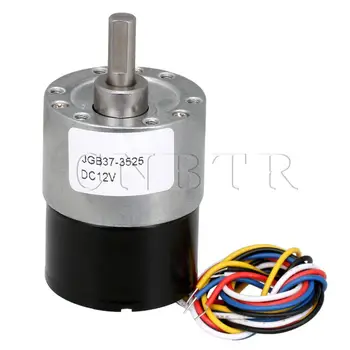 

CNBTR Reversible CW/CCW DC 12V Brushless Gear Box Motor 12RPM 35kg.cm Torque
