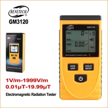 BENETECH Electromagnetic Radiation Dosimeter Tester Detector Emf Meter Handheld Geiger Counter Electric Field Emission Tools