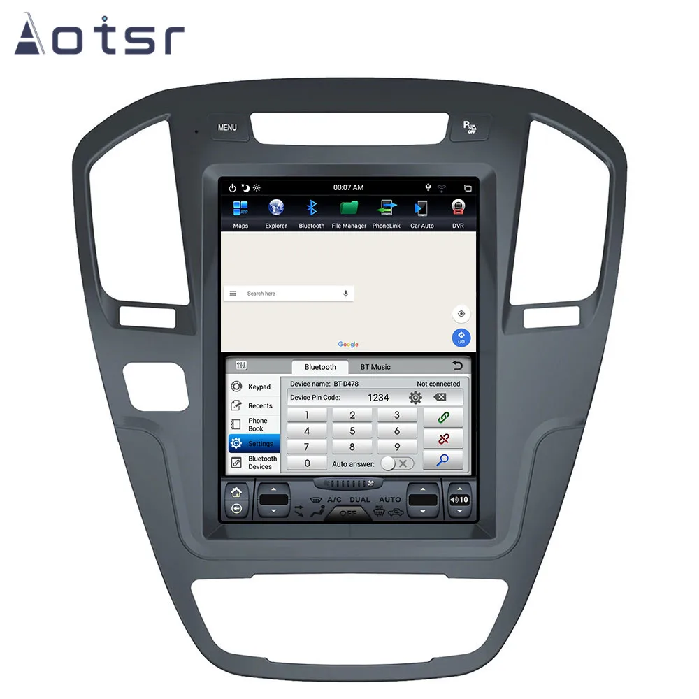Android 8,1 Tesla стиль 4 Гб ram автомобильный gps-навигатор для Buick Regal 2008-2013 магнитофон головное устройство мультимедийный плеер