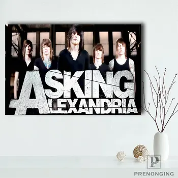 

Custom Asking Alexandria Poster Home Decor Canvas Printing Silk Fabric Print Wall Poster No Frame 180317@51