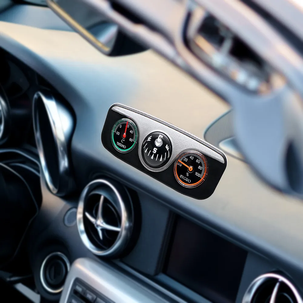 Super Practical Multi-Function Car Thermometer Compass