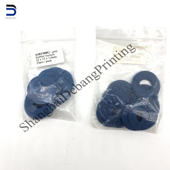 

X381308G-grey 32*15*1.0mm 100pcs Rubber Sucker Offset Printing Machinery Spare Parts best quality