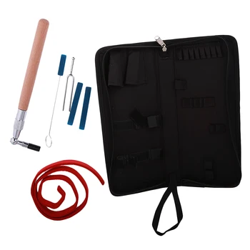 

Professional Piano Tuning Hammer Mute Repair Tools Hardwood Handle Kit Case