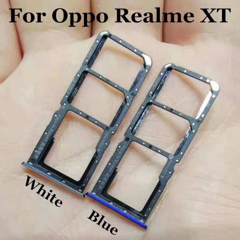 Оригинальный лоток для Sim-карты Oppo Realme XT + держатель гнезда резьбы realme xt spair |