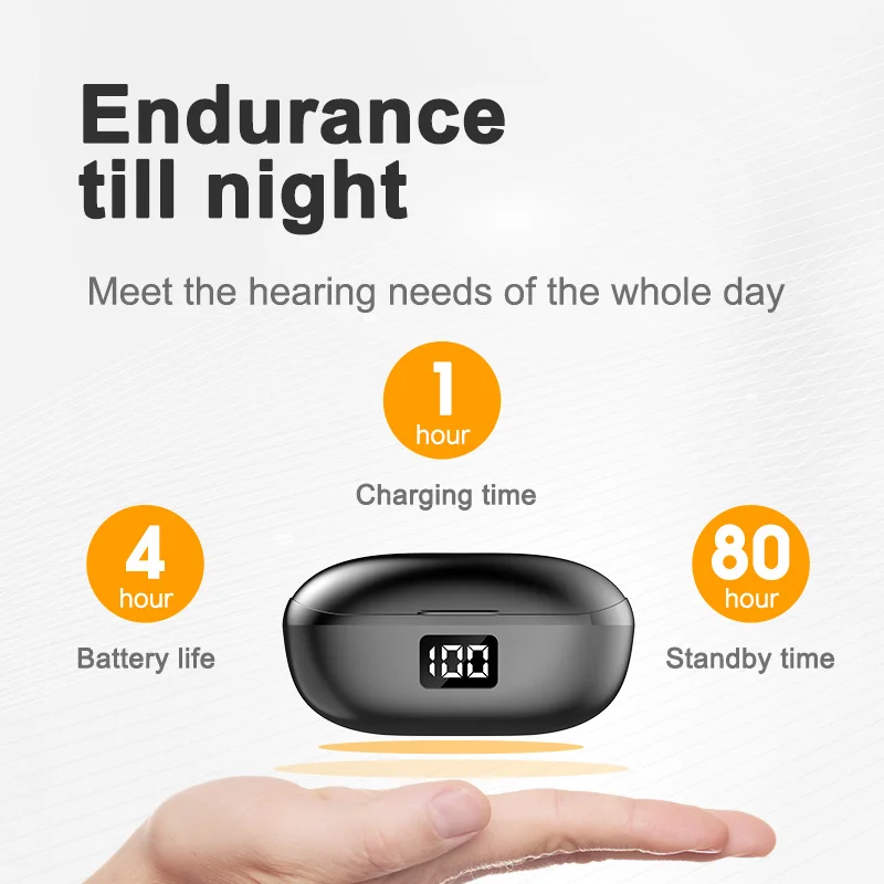 Bluetooth Earphones with Microphone 9D Music Sport Noise Cancelling TWS Earbuds Waterproof Wireless Headphones