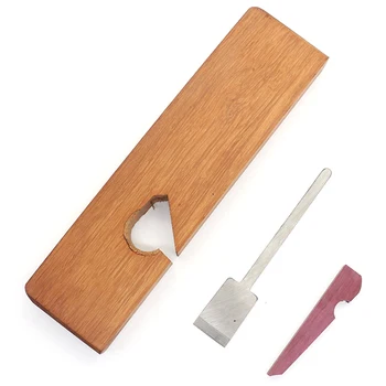 

HHO-Mini Rosewood Hand Planers Bottom Edged DIY Carpenter Handle Tools Woodworking Hand Tool Unilateral/Single Wooden Plane